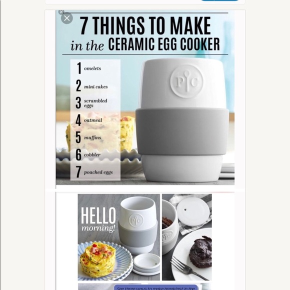 Pampered Chef Ceramic Egg Cooker - Picture 4 of 4